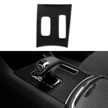 For Chrysler 300 (2011-2014) Car Center Console Gear Shift Panel Steering Wheel Cover Carbon Fiber Interior Sticker Accessories
