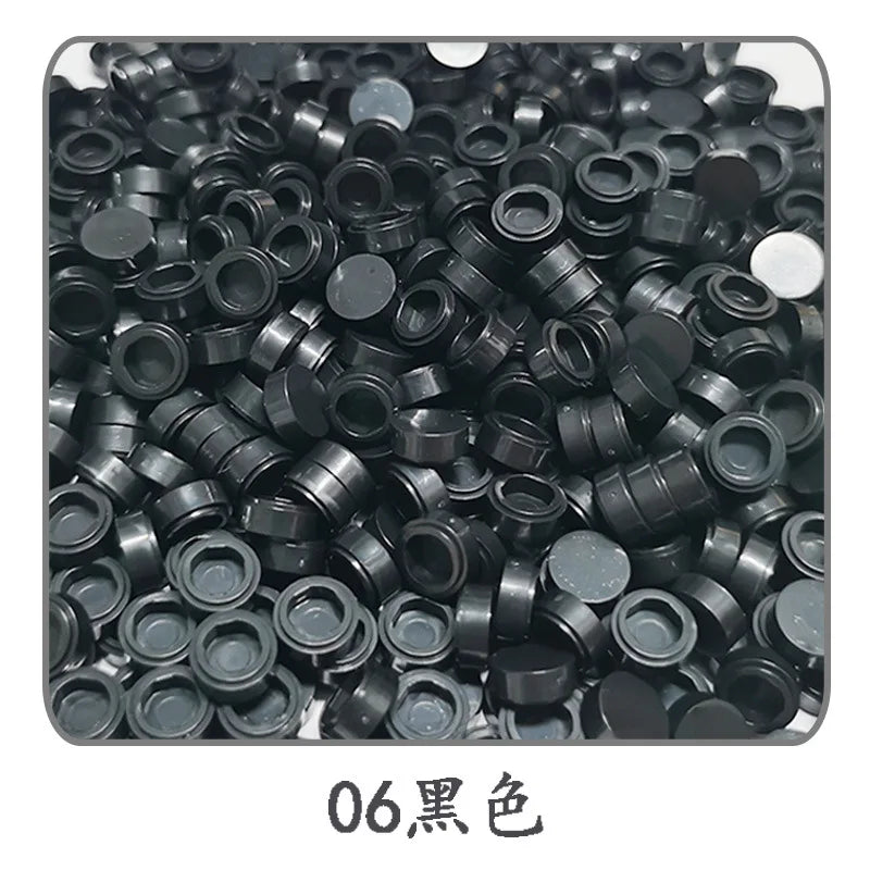 900pcs 52 Colors City Building Blocks Flat Tile 1x1 Round Bricks DIY Enlighten Blocks Parts 98138 Blocks for Children Boys Girls
