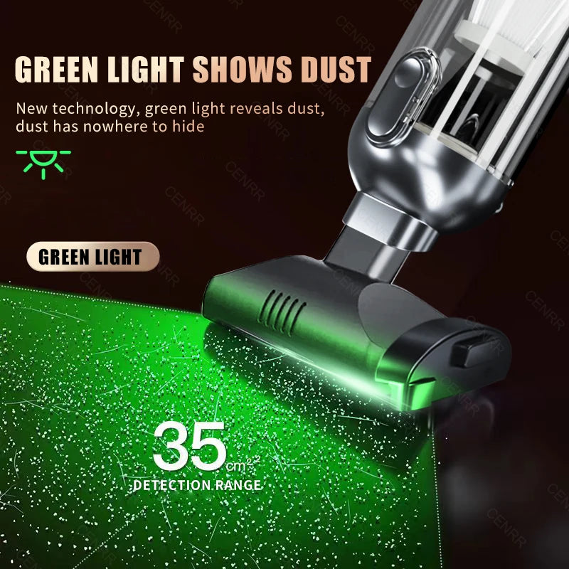CENRR 998000PA Car Vacuum Cleaner Powerful Mini Cordless Portable Vacuum Cleaner for Home Appliance Handheld Blower Car Cleaner