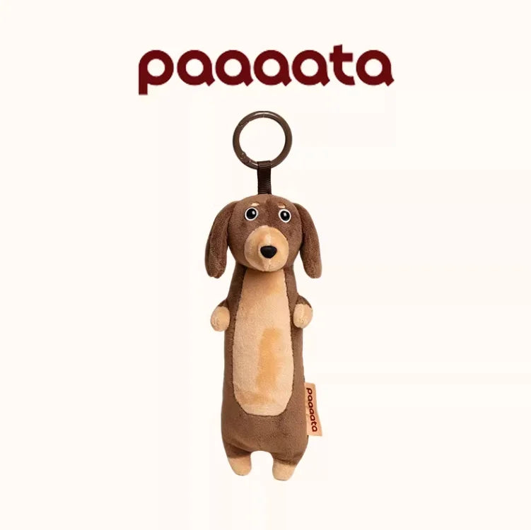 Paaaata Original Dachshund Plush Keychain Wire Haired Long Haired Stuffed Dog Bag Charm Keyring Gift For Pet Lovers And Friends