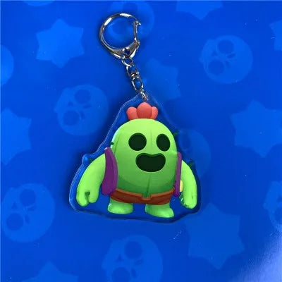 Supercell Star-Player Leon Mini Anime Figure Fashion Game Character Decoration Cartoon Doll Collectible Gift for Christmas