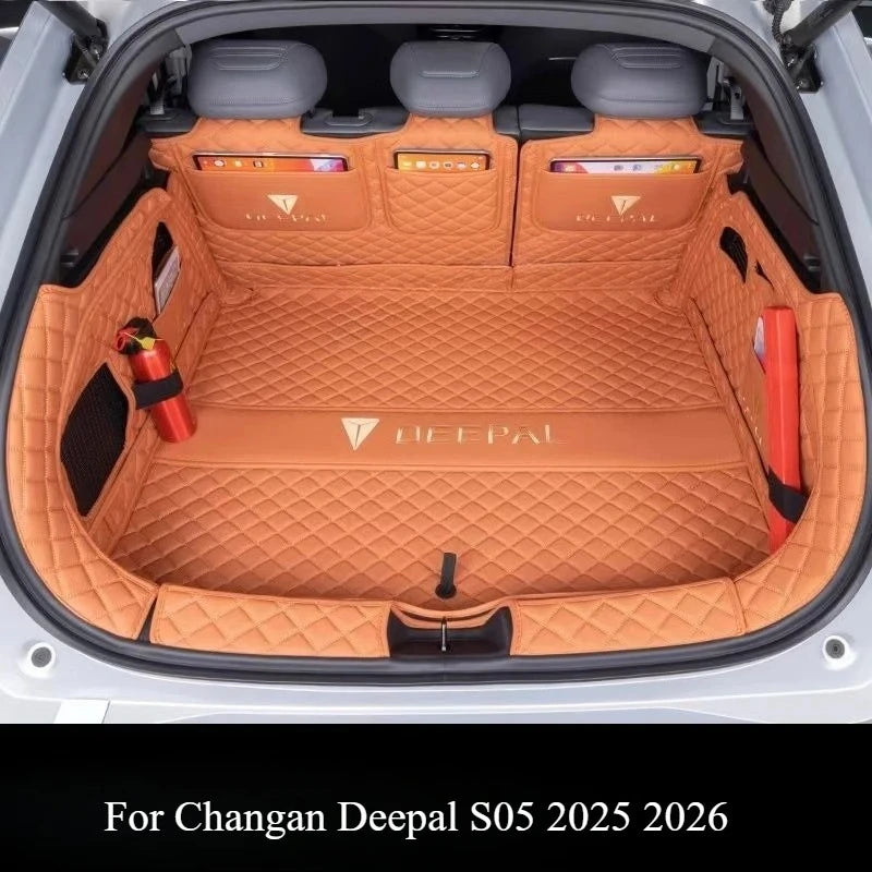 Car Trunk Mats For Changan Deepal S05 2025 2026 Pad Cargo Liner Waterproof Interior Tool Decorative Accessories