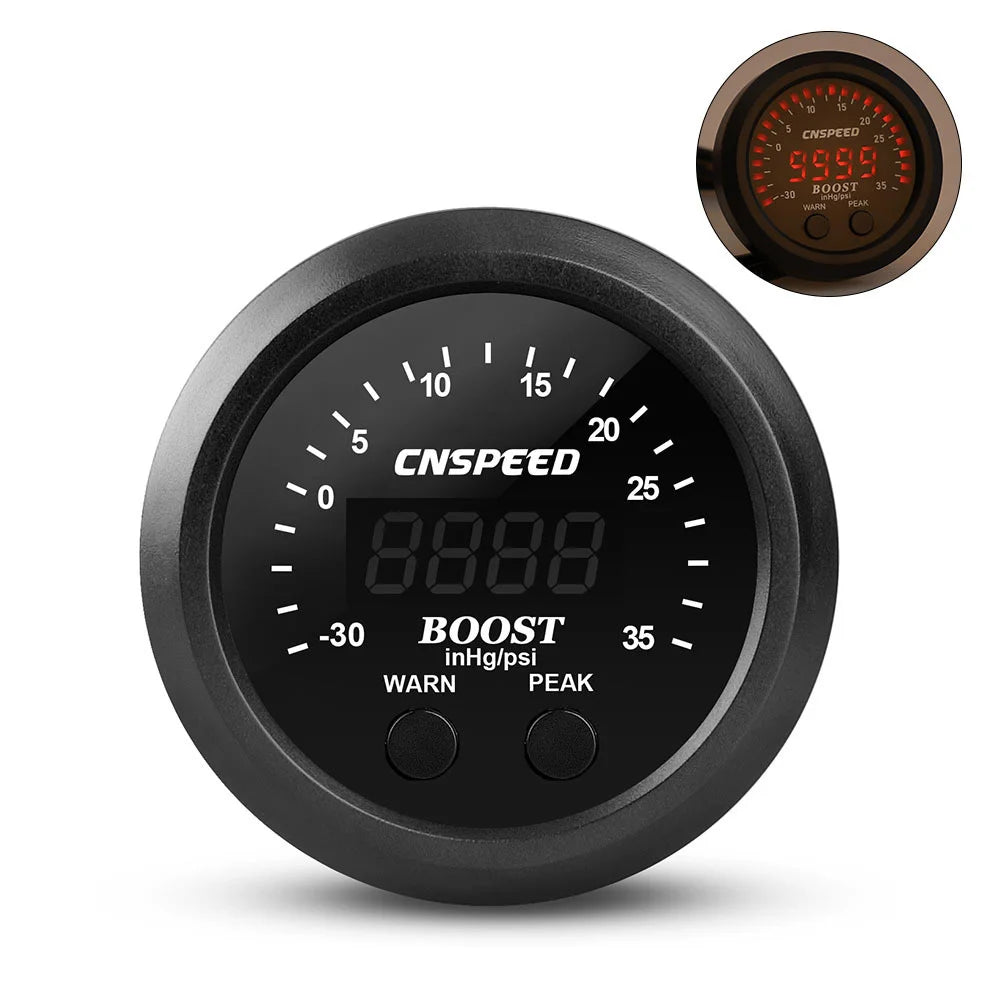Auto Meter 2'' 55MM Ultra-Thin Car Exhaust Meter Fuel Pressure Gauge Water Temperature Gauge Booster Gauge Voltmeter