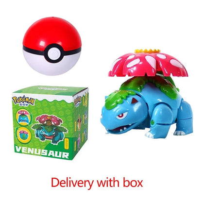 Original Pokemon Figure Ball Pokeball Eevee Blastoise Venusaur Charizard Pikachu Mewtwo Gyarados Elf Monster Toy for Child Gift