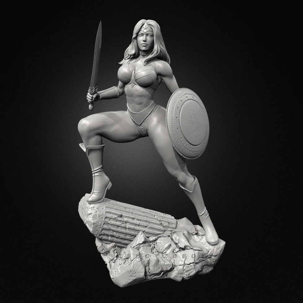 The height of man 38mm 50mm 75mm Resin model kits colorless and self-assembled TD-7499 /3D