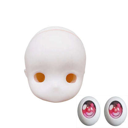 Anime Face Doll Head DIY 30cm Doll Makeup Doll Head or Whole Doll Makeup 1/6 Bjd Doll Girl Doll Toy Gift