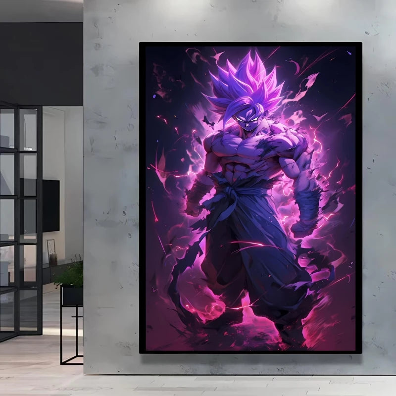 Canvas Posters Dragon Ball Goku Picture Children Gifts Home Decoration Waterproof Comics Pictures High Quality Wall Art Classic