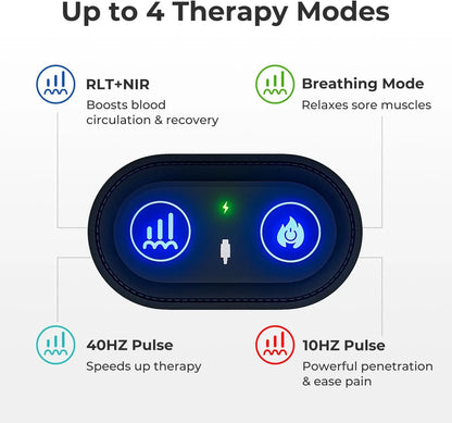 Red Light Therapy Belt Infrared Light Therapy Pad with Portable Battery,Cordless 660nm 850nm Full Body Red Light Mat Therapy pad