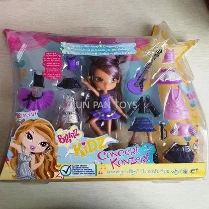 MGA Bratz Kidz Cloe Yasmin Nighty Nite Concert Lil Boyz Nighttime Style Doll Fashion Action Figure Collectible Model Child Toy