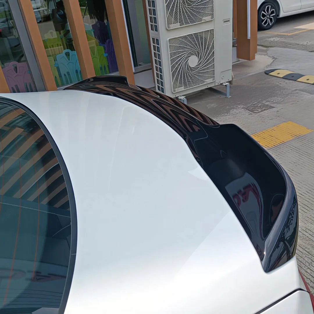 Rear Sport Wing Trunk Spoiler For Honda Civic 11th Gen Sedan 2021-2024 Air Dam Deflector Glossy Black Trim Tuning Accessories