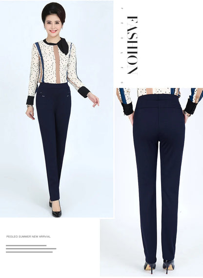 Women's High Waist Elastic Cargo Fit Pants, Lady Pencil Pants, Streetwear, Y2K Clothing, Traf Official Store Sets, Autumn Clothe