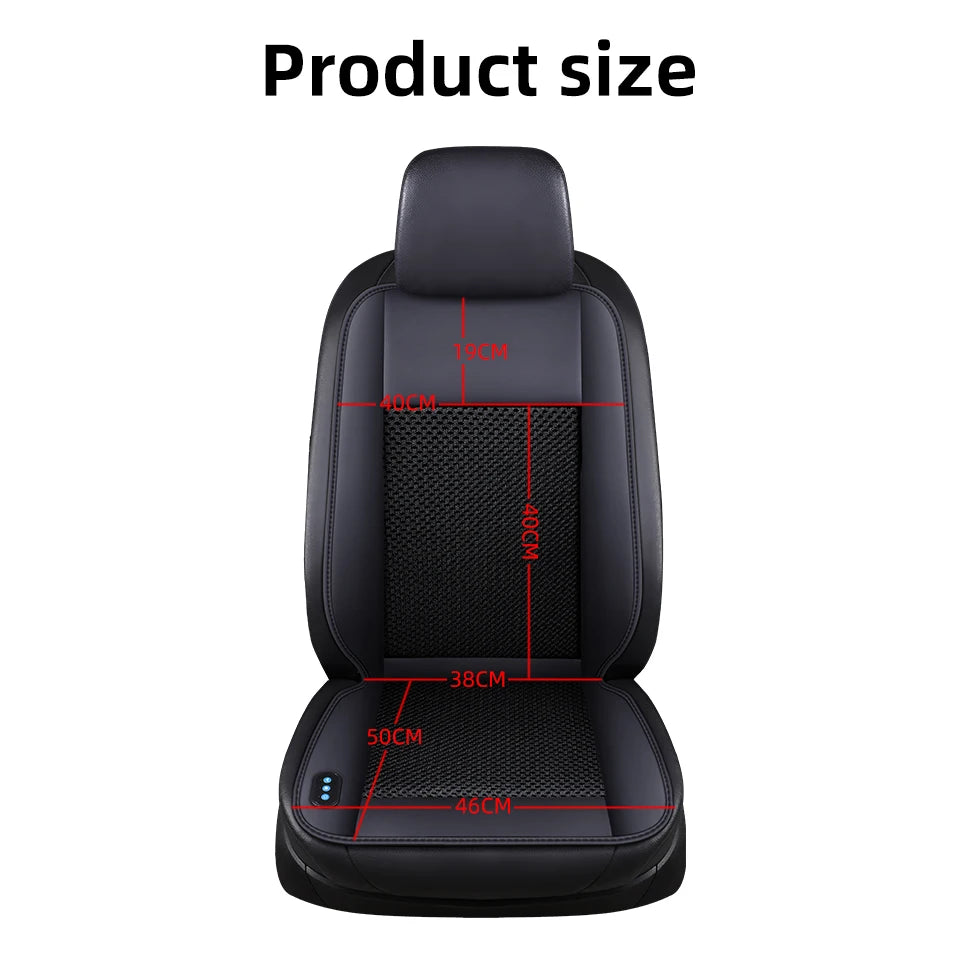3 In1 Car Seat Cover With 10 Hidden Fan Cooling Heating Massage Or Only Ventilation Seat Cover Cushion Choice Interior Accessory