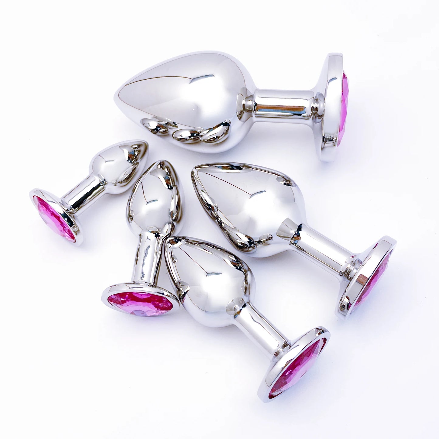 Metal Anal Plug Set 5 Size Butt Plug Sex Toy for Couples Adult Game Masturbator Anus Stimulation Toys for Women And Men