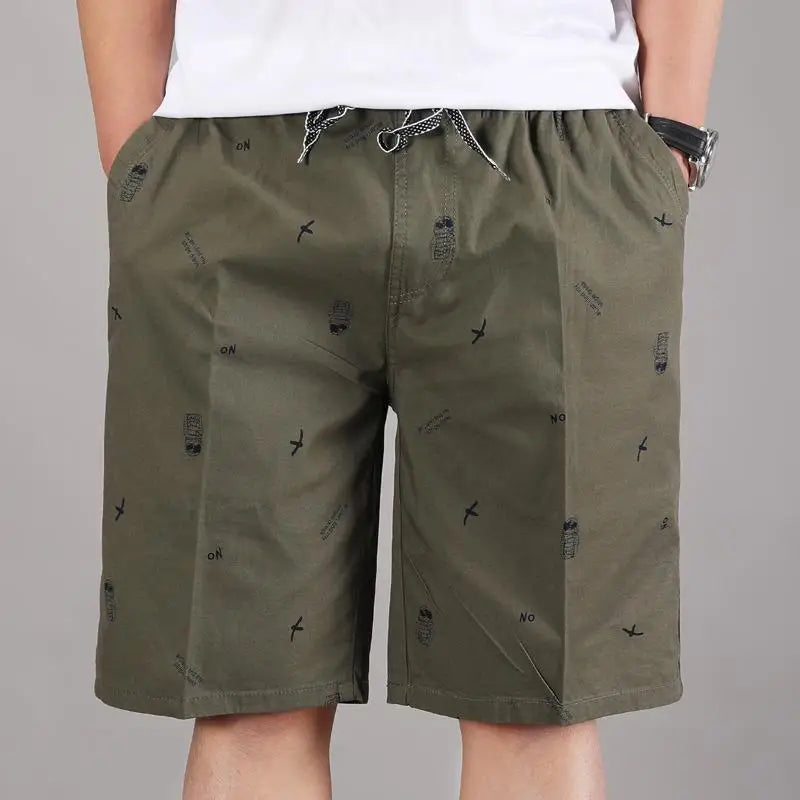 Top Quality 100%Cotton New Summer Brand Casual Fashion Streetwear Board Shorts Pants Men Loose Drawstring Trousers Men Clothes