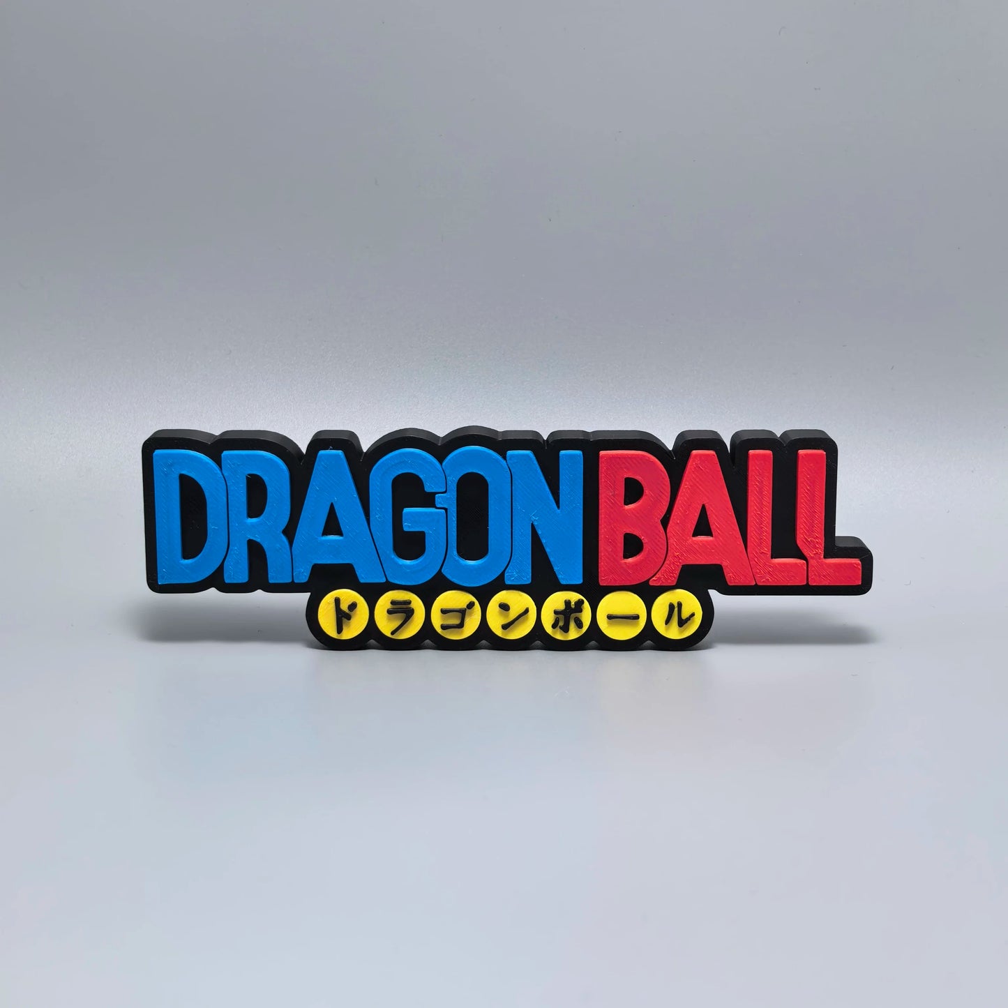 Dragon Ball Logo Standing Plaque 3d Printed Creative Anime Model Fridge Magnet Home Desk Decor For Anime Collectors