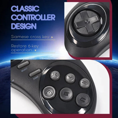 DATA FROG 16Bit Retro Game Stick HDMI-compatible Wireless Handheld Game Console Built-in 900+ Retro Classic Games For Home TV