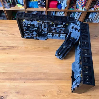 Cheapest 3981Pcs Bat Shadow Box Model Bricks Modular Super Hero Building Blocks Sets Adults Collect Christmas Gifts