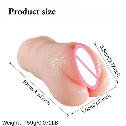 Silicone Masturbation Cup Realistic Artificial Vagina Male Masturbator Portable Pocket Pussy 3D Hip Model Adult Sex Toys for Men