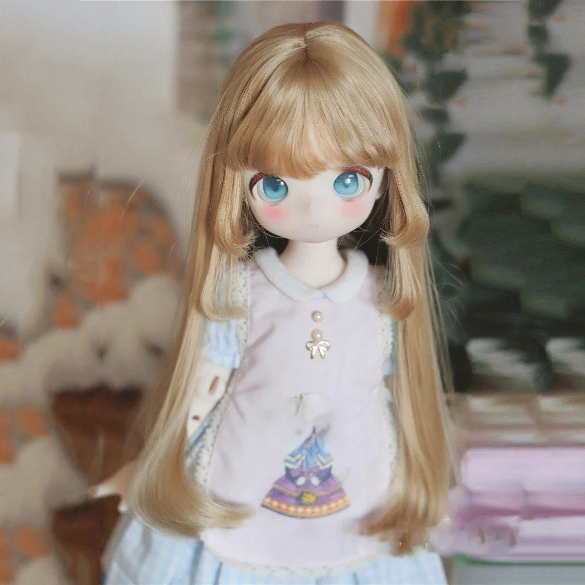 Doll Wig Long Hair For Princess Doll Fake Hair Wig Princess Toy Doll Accessories Gift For 1/3 1/4 1/6 BJD Wig