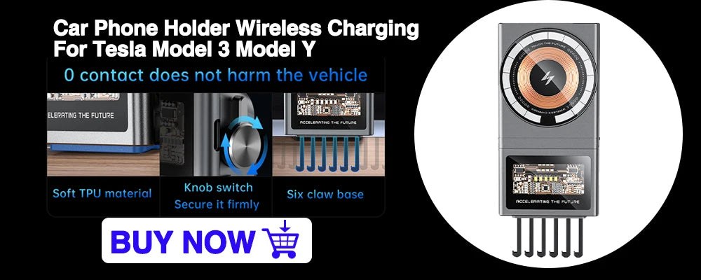 Screen Rotating Bracket for Tesla 2017-2024 Model Y Model 3 Swivel Mount Highland Display Rotating Kit Monitor Rotate Holder