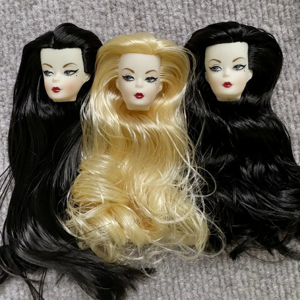 1/6 ST Face Mold Vintage Doll Heads For 30cm Solid Female Body Children Playing  Gifts