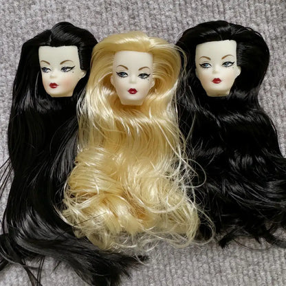 1/6 ST Face Mold Vintage Doll Heads For 30cm Solid Female Body Children Playing  Gifts
