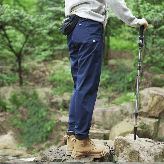 Men's Conical Cargo Pants Spring Autumn Straight Leg Casual Trousers Outdoor Waterproof Sports Hiking Mountain Climbing Pants