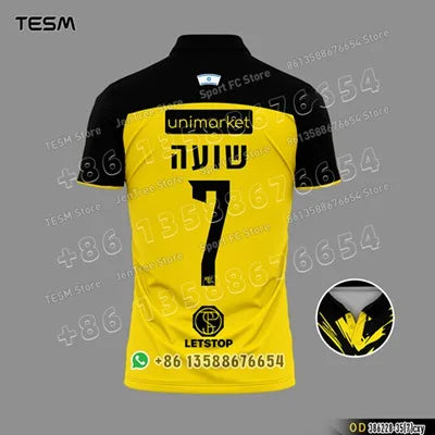 Sports POLO Shirt Summer Men Casual Short Sleeve Lapel Printed T-shirt Striped Retro Fashion Top Outdoor Team Breathable POLO