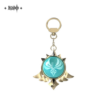 Sunsyea Genshin Impact Official Merch miHoYo Original Authentic Eyes of God Keychain Mondstadt Liyue Inazuma