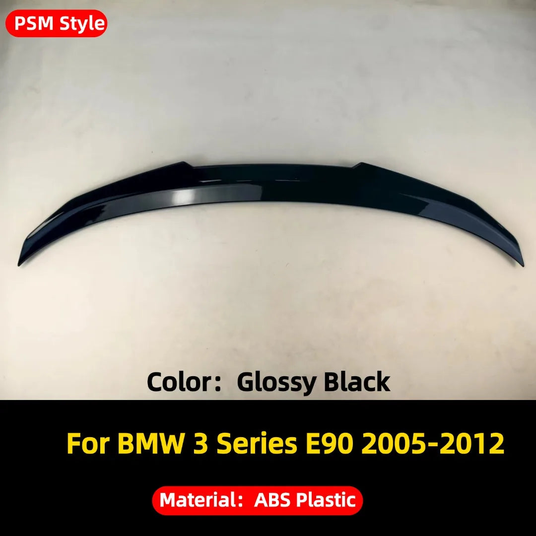Rear Trunk Wing Spoiler Tail Splitter Air Dam Deflector Tuning Accessories Body Kit For BMW  Series E90 E91 3 Series 2005-2012