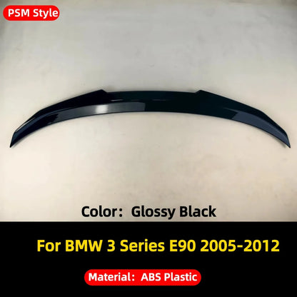 Rear Trunk Wing Spoiler Tail Splitter Air Dam Deflector Tuning Accessories Body Kit For BMW  Series E90 E91 3 Series 2005-2012