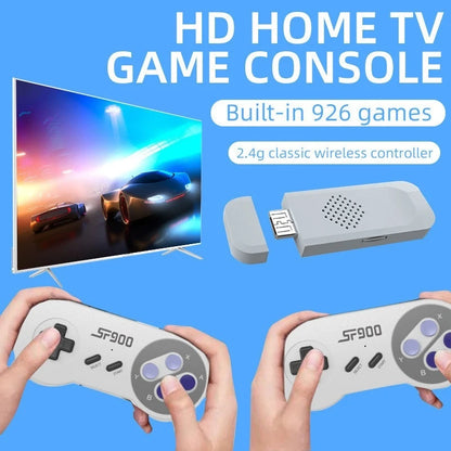 SF900 Mini Video Game Console 2.4G Dual Wireless Console Game Stick 5000 Classical Games TV Game Sticks Game Gifts