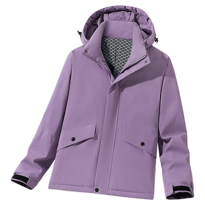 Unisex Couple Three Proof Outdoor Ski Mountaineering Cotton Coat Windproof Waterproof Cold Resistant High Quality Thermal Hooded
