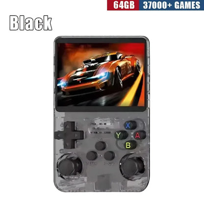 Retro Handheld Game Console R36S 3 5 Inch IPS Screen 64GB 128GB 256GB Portable Gaming Device with Built in Games