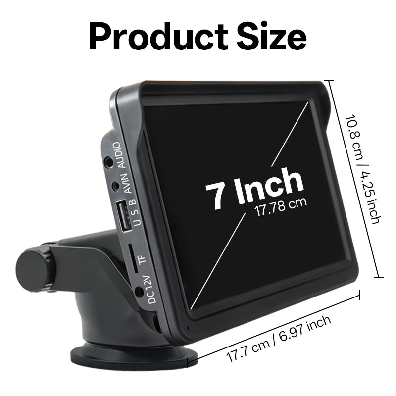 Hippcron 7/9/10.26" Car Mirror Radio Multimedia Video Portable Player Wireless CarPlay And Android Auto IPS Touch Screen Mirror