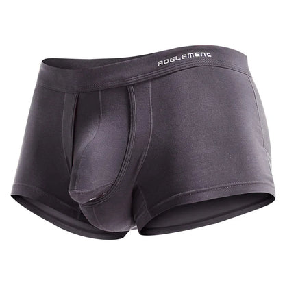 4PCS bullet  underwear men's scrotum venous bottom ice silk pouch varicocele men's boxer shorts
