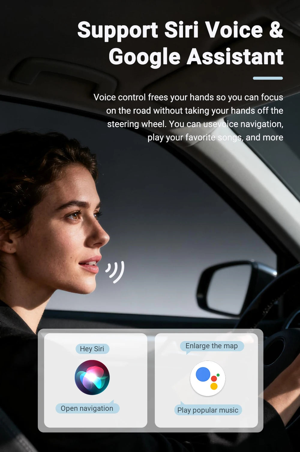 Wireless CarPlay Android 2026 New Smart Auto Adapter Hassle-Free Plug&Play Stable BT WiFi Connect OTA Upgradable Fit 99% Vehicle