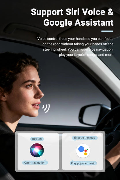 Wireless CarPlay Android 2026 New Smart Auto Adapter Hassle-Free Plug&Play Stable BT WiFi Connect OTA Upgradable Fit 99% Vehicle