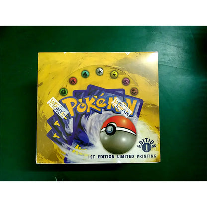 Pokemon 36 Packs 1ST Edition Classic Base Jungle Rocket Fossil Set Proxy Pokémon Cards PKM Games Board Games Card Collection