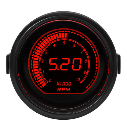 AD 2" 52mm Red&Blue Dual Led 12V Car Gauge Boost/Water Temp/Oil Temp/Oil press/Volt/Tachometer/Vacuum/Air fuel ratio/EGT Gauge