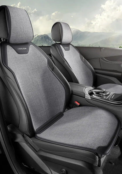 Universal Linen Car Seat Cover Four Season Auto Flax Comfortable Breathable Anti-Slip Covers Cushion SUV Car Seat Protection