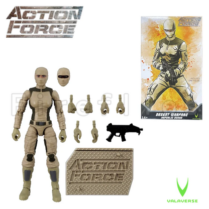 1/12 6inches Valaverse Action Force Action Figure Wave 3.1 Anime Model For Gift