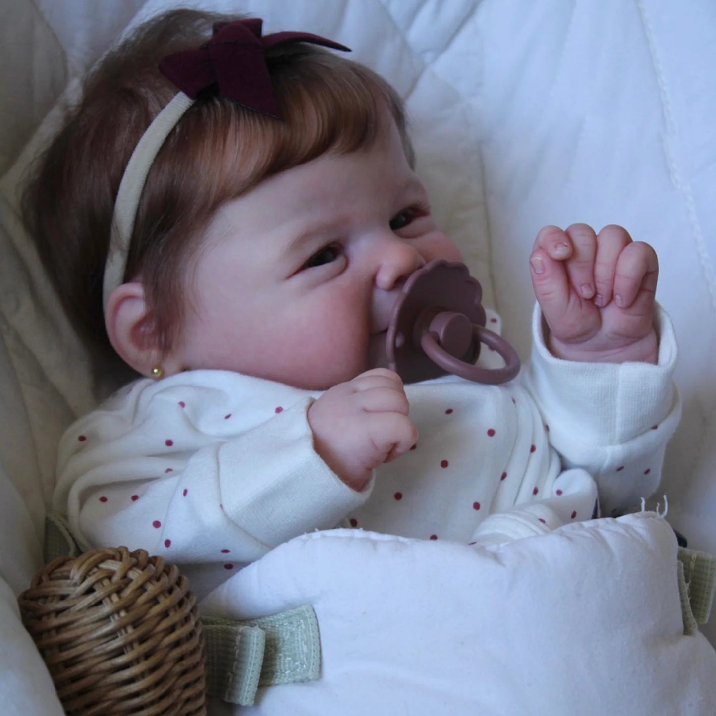 AnjoDoll 18 Inch Vivienne Boy/Girl Full Body Soft Vinyl Doll Painted Reborn Doll With Rooted Hair For Gifts Muñecas Reborn