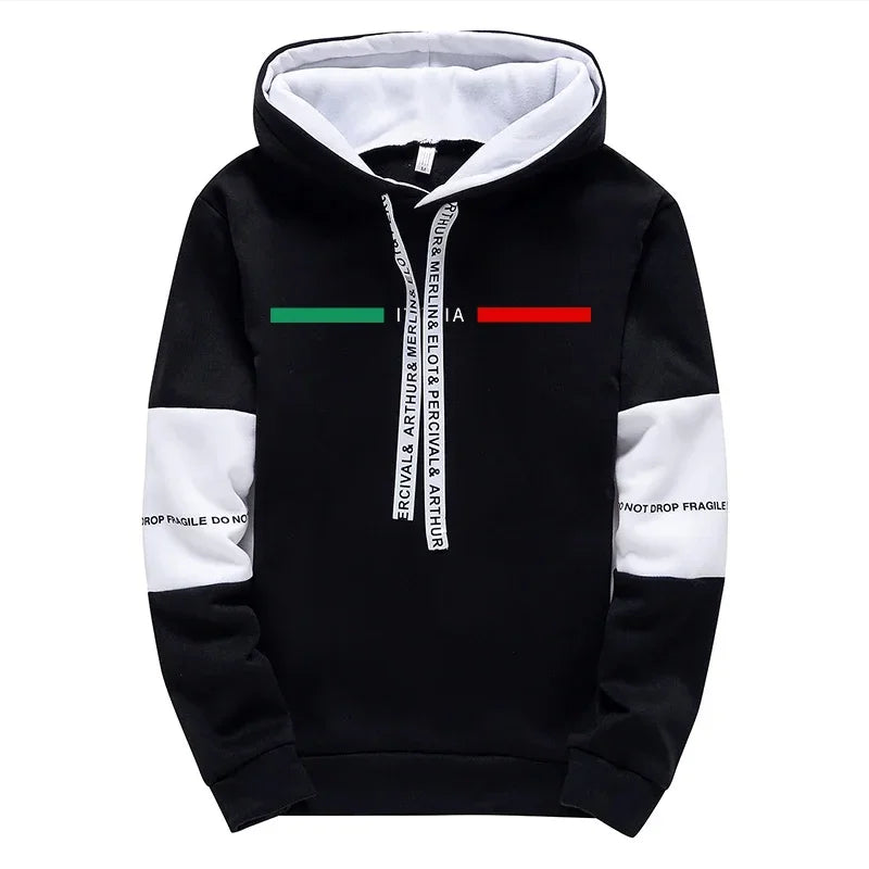 Daily Men's Tracksuit Casual Quality Autumn Winter Sports Hooded Single Sweatshirts And Sweatpant Comfort Outdoor Jogging Simple