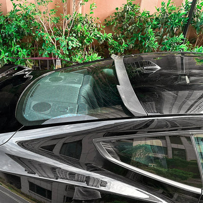 For Ford Mustang MK7 2024 2025 Car Rear Trunk Roof Spoiler Decoration Tail Middle Wing Spoiler Trim Tailgate Lid Body Kits