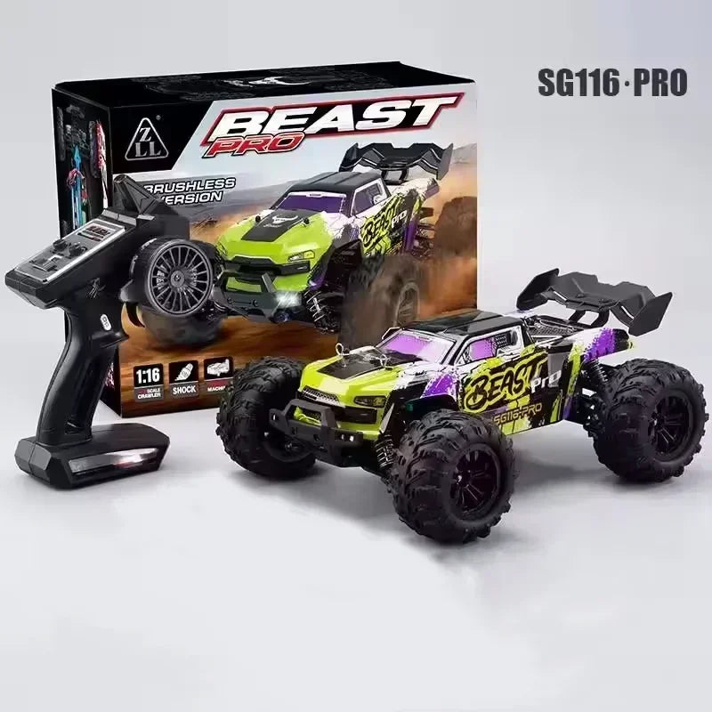 1:16 High Speed 80KM/H 4WD MAX/PRO Brushless Remote Control Car Off-Road Drift RC Racing Vehicle For Kids Adults Outdoor Toys