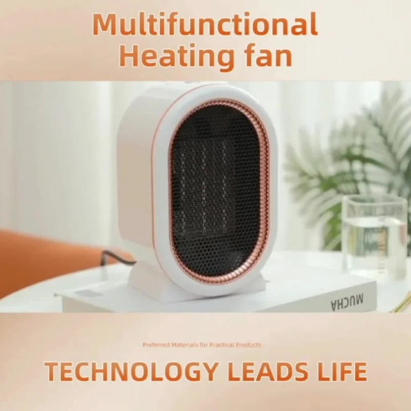 Portable Desktop Ceramic PTC Household High Power 1300W Heater Quick Heat Electric Heater Small Fan Heater