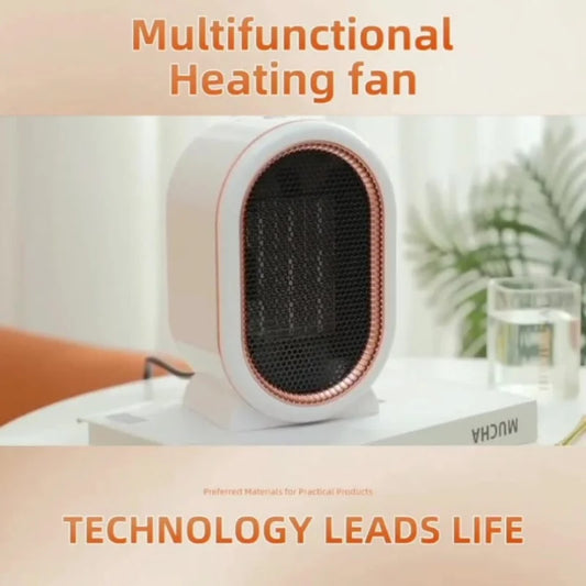 Portable Desktop Ceramic PTC Household High Power 1300W Heater Quick Heat Electric Heater Small Fan Heater