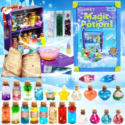 Potion Magic Kit for Kids 22 Magic Arts and Crafts Kit Birthday Gifts Toys Old Decorations School Family Craft Activities