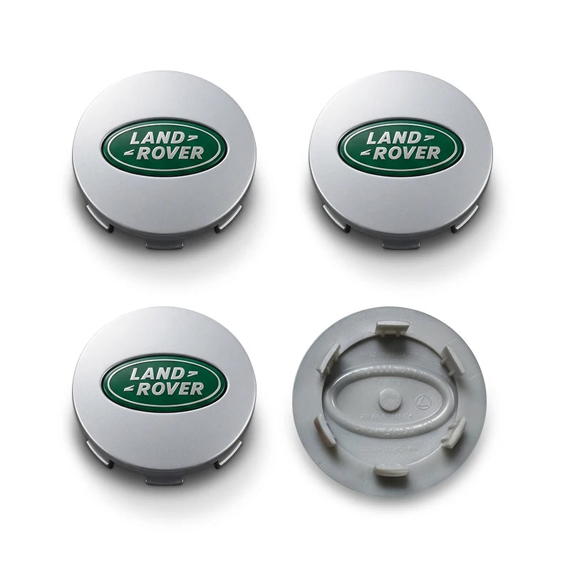 4Pcs Car Emblem Wheel Center Hub Cap Covers Auto Rim Cover For Land Rover Ranger Autobiography Freelander Evoque Rover Sport